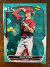 2023 Bowman Chrome Sapphire Druw Jones #BCP-249 Image Variation Aqua /99 DBacks