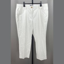 NEW Lands End Pants Womens 14 khaki beige straight leg casual