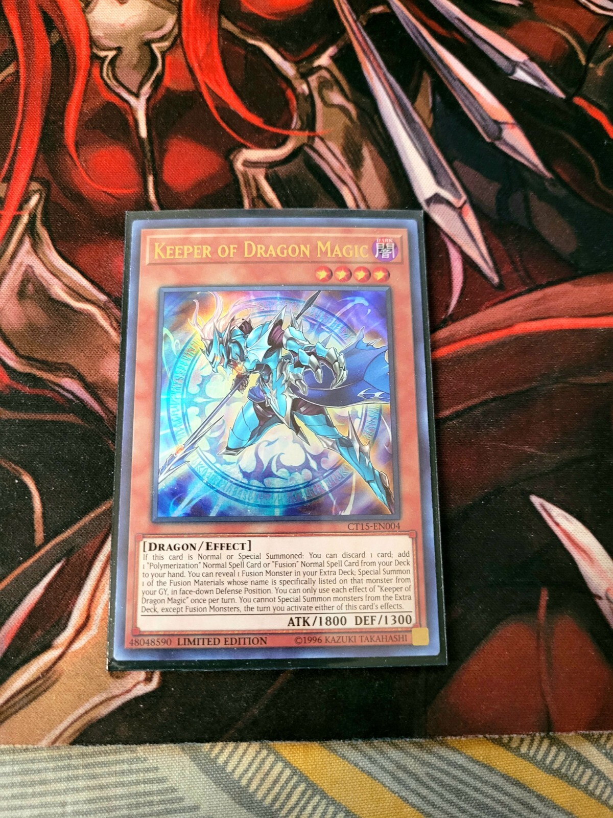 YUGIOH TCG KEEPER OF DRAGON MAGIC CT15EN004 ULTRA LIMITED EDITION eBay