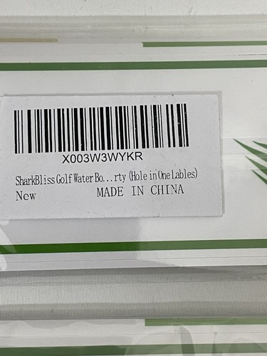 Golf Bottle Wraps HOLE IN ONE Water Bottle Labels Green White 2 Packs (40) - Picture 4 of 5