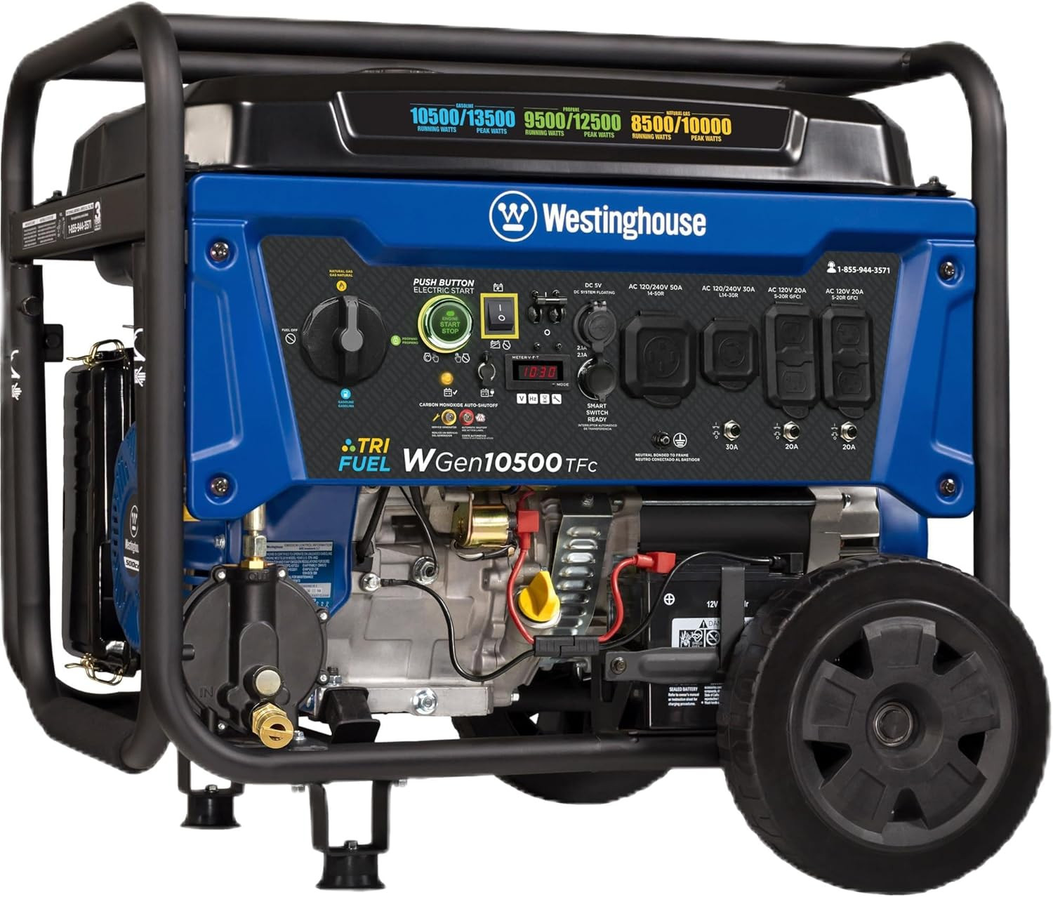 With Remote Start & Transfer Switch Ready