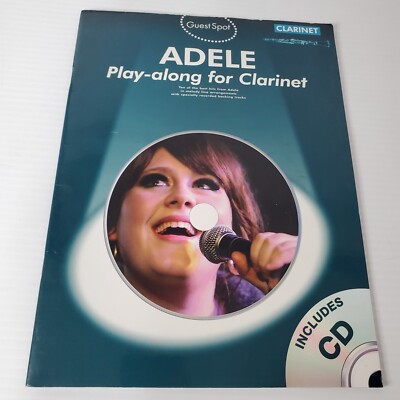 Guest Spot Adele Songbook With Cd For Clarinet Wise Publications Play Along 