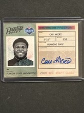 2020 Panini Prestige NFL Passport Signatures Cam Akers #PA-CA Rookie Auto RC