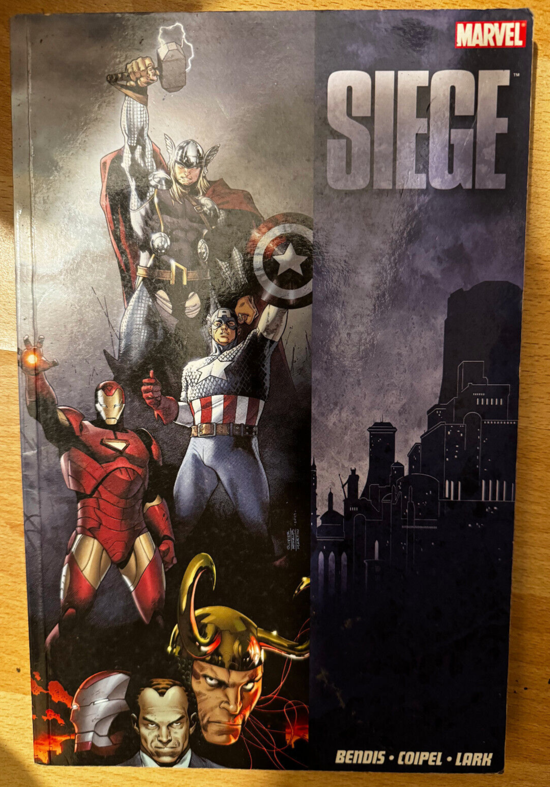 Marvel Siege Paperback TPB Graphic Novel Marvel Comics Bendis Coipel Lark