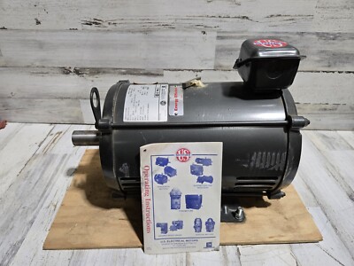 *US Motors H21663 10 HP 1760 RPM 208-230/460V General Purpose Motor 3P
