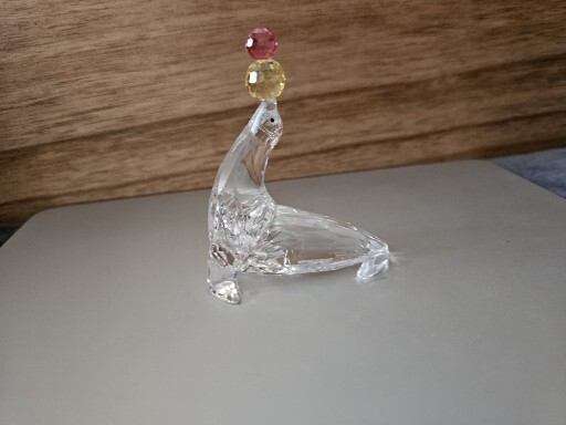 SWAROVSKI Crystal PLAYING SEAL With Ball 622526 | eBay