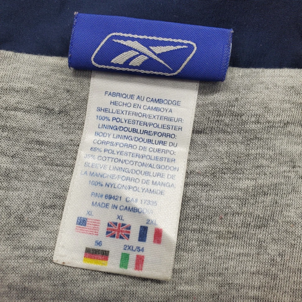 Chaqueta cortavientos Reebok para mujer XL ropa deportiva forrada múltiple manga larga cremallera completa Foto 3 de 4