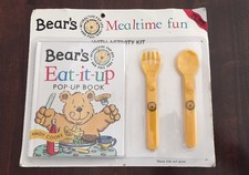 NEW OTHER Bear's Mealtime Fun With Activity Pop Up Book by Andy Cooke