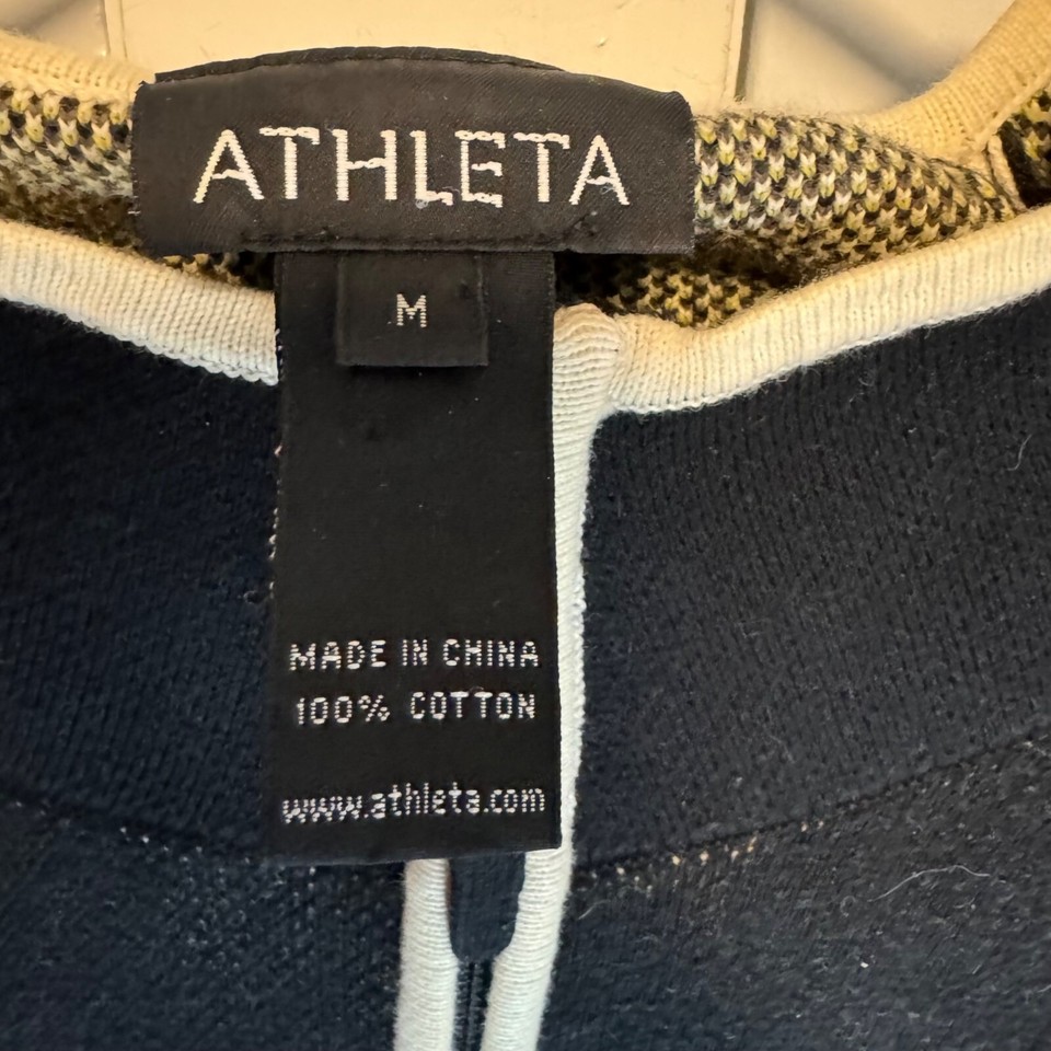 ATHLETA NORDIC SKI QUARTER ZIP HEAVYWEIGHT MOCK NECK SWEATER eBay