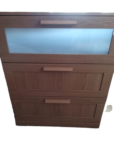 blue dress for baby girl AS-IS Dark Wood Six Drawer Dresser(Knicks Around Edge) – Encore Interiors,  a consignment gallery main image 0