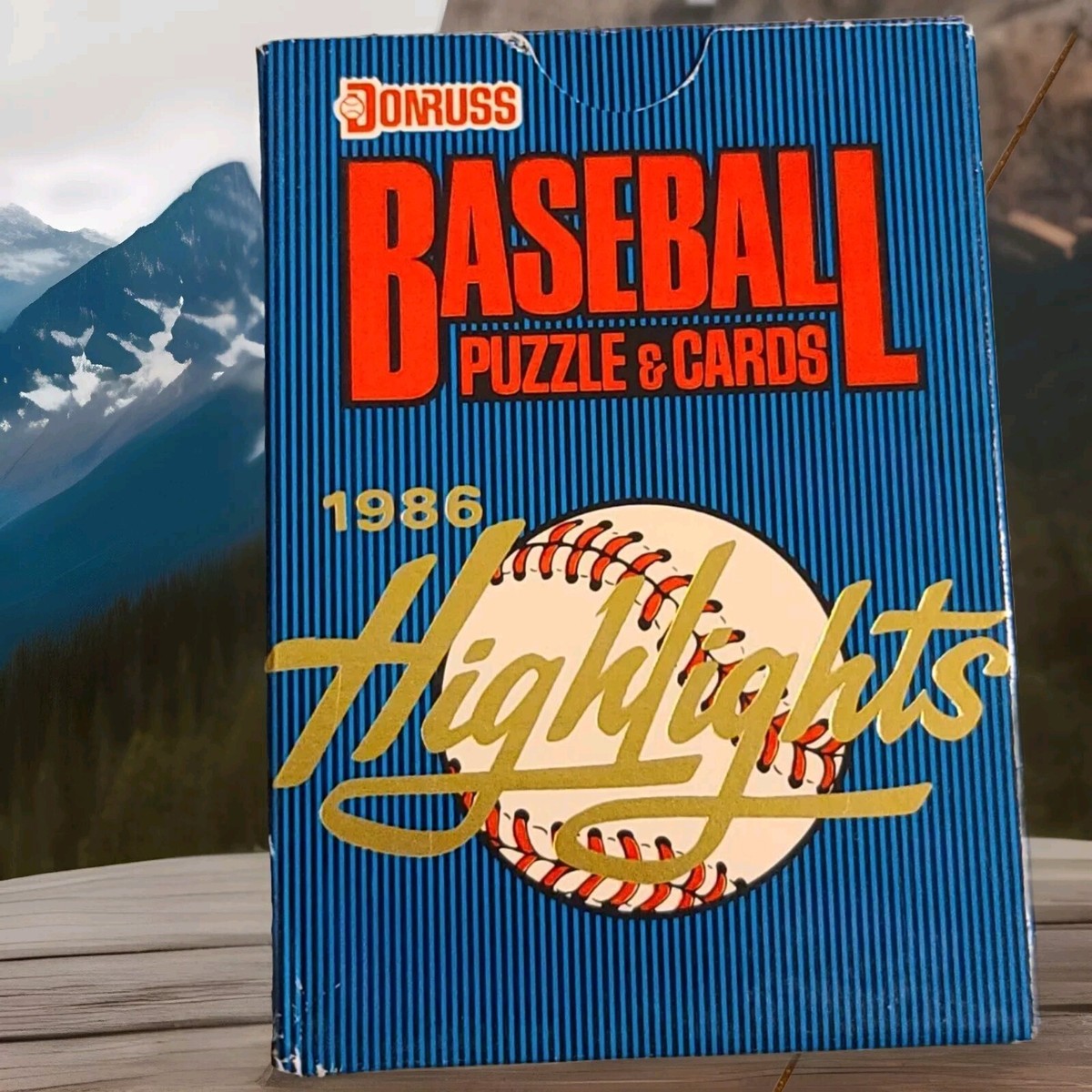 1986 Donruss Highlights Baseball Puzzle & Cards Box Set - Canseco 