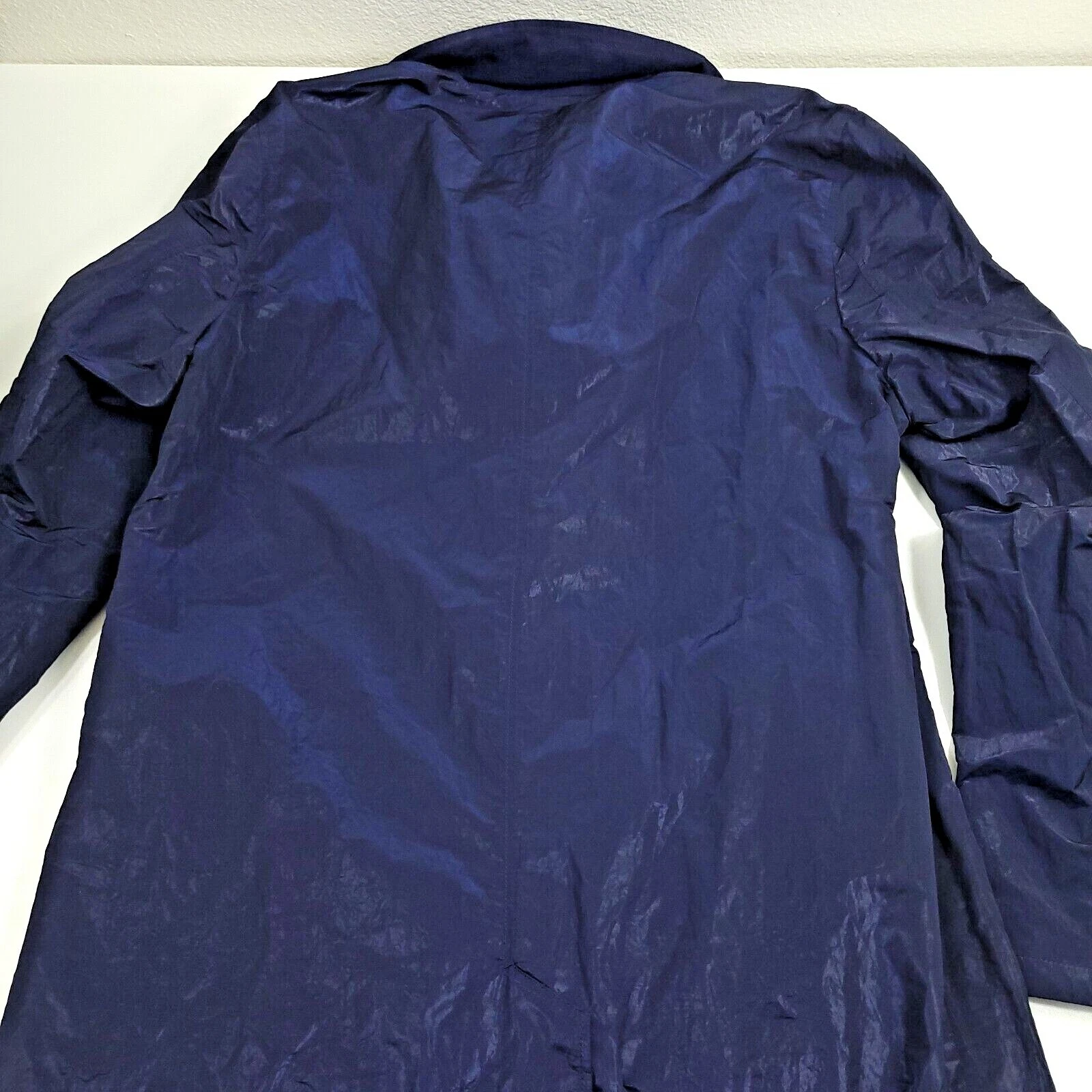 John Varvatos Collection Linen Trench Coat Mens (EU 48) US 38 Blue Reversible - product detail image 10
