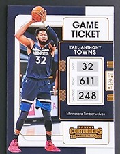 2021-22 Panini Contenders Game Ticket Bronze #15 Karl-Anthony Towns