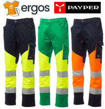 Payper WORKING Pantalone Multistagione Alta Visibilità Multitasche Bande 3M