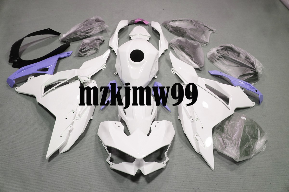 voff カバー White Purple Fairing Kit Bodywork Fit for Kawasaki NINJA 500 2024