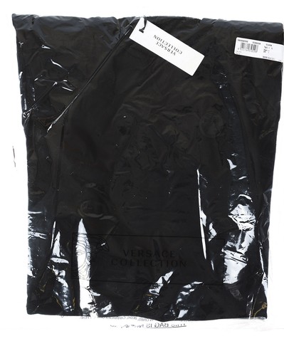 Felpa Versace Collection Sweatshirt Hoodie Uomo Nero V800687SSVJ00358 V1008 - Picture 11 of 11