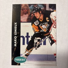 🔥 1991-92 Parkhurst - Collectibles Mario Lemieux #137 Penguins NHL 🏒
