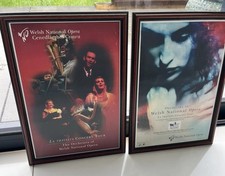 Pair of Framed Welsh National Opera La Traviata Concert Tour Posters