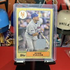 Topps Series 1 2022 1987 Relic Mike Piazza 35th Anniv Mets #87R-MP