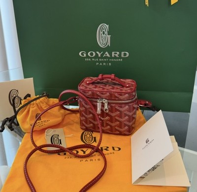 GOYARD Vanity Souple Muse Nano Red - Affirm Payments Available | eBay
