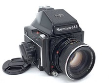 Exc 5/Fully Working Mamiya 645 Prism Finder Camera w/80mm f/2.8 Sekor Lens