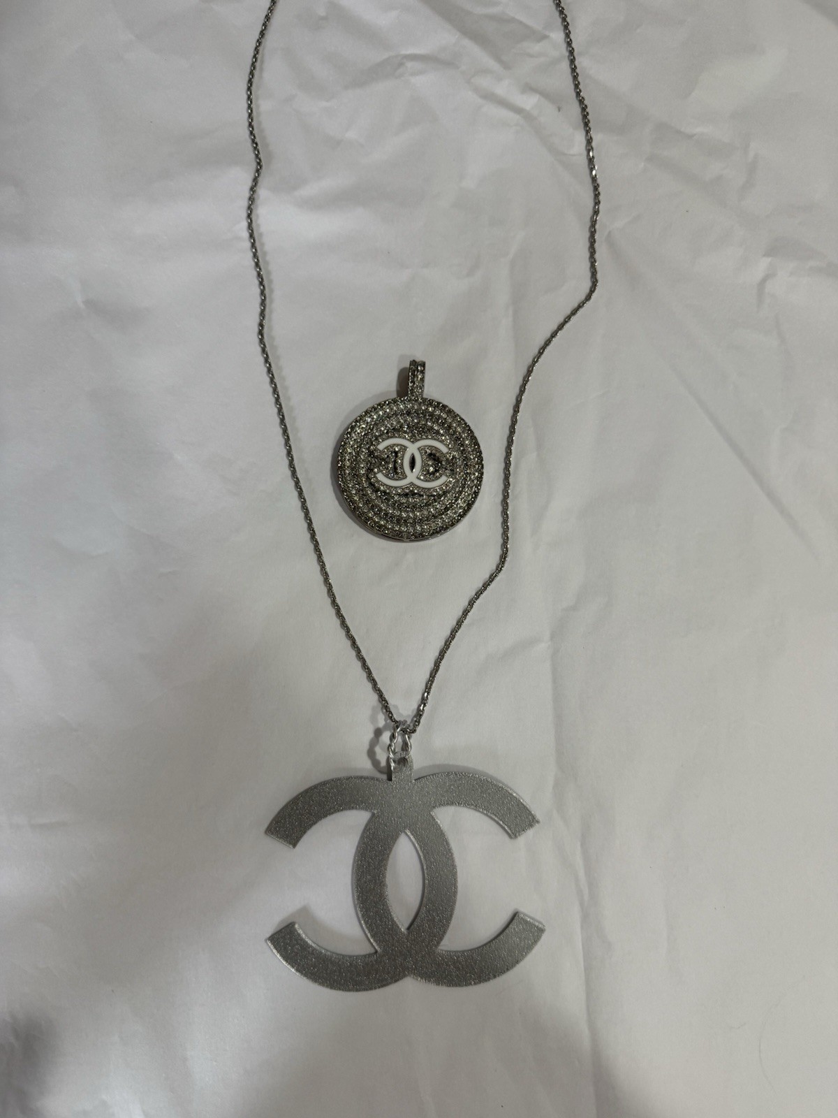 Convertible Statement Necklace Set Extra Large Pe… - image 3