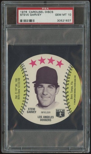 Steve Garvey 1976 Carousel Discs card