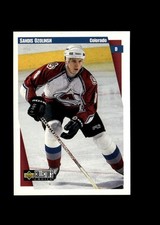 Sandis Ozolinsh 1997-98 Collector's Choice Hockey Card #60 Colorado Avalanche