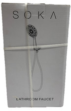 SOKA High Pressure Shower Heads with 6 Spray Setting Massage Spa 6" Matte Black