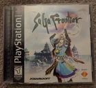 SaGa Frontier Squaresoft PS1 CIB Complete Black Label 1998 Sony PlayStation 1