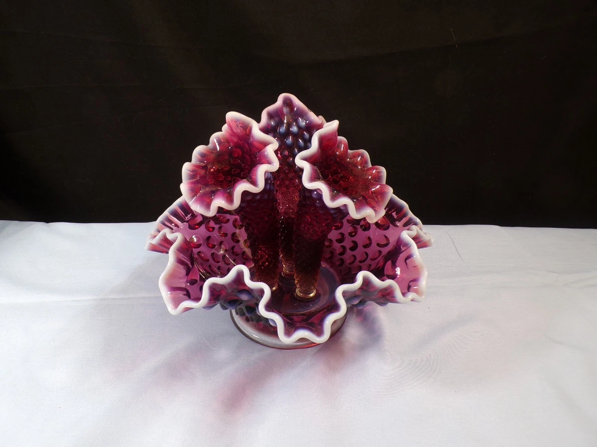 Fenton Plum Opalescent Hobnail for sale | eBay