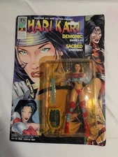 Hari Kari Black Out Comics Action Fogure With Demonic Shield Sku6
