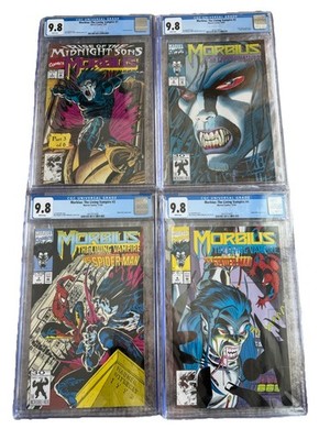 Morbius the Living Vampire #1-4 1992 CGC 9.8 Marvel Comics Spiderman Set of 4