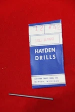 F37 - Hayden Drill- BLANKS Number Sizes  30-78 various pkg sizes