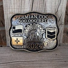 Cowboy Trophy Rodeo Style Belt Buckle