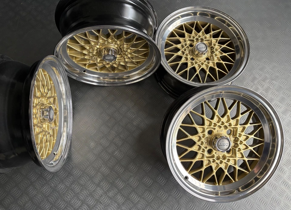 BBS RA 214 6x15 ET13 BMW E21 E30 Opel Manta B Alufelgen 4x100 Oldtimer rims - Bild 2 von 4