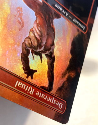 MTG Desperate Ritual (Rainbow Foil) Secret Lair Frank Frazetta
