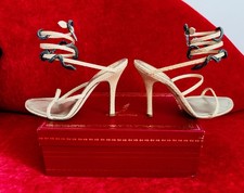 rene caovilla Snake Stilettos 38.5