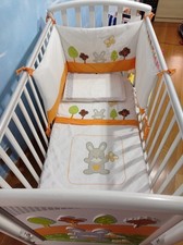 Cameretta  Pali bimbo/bimba, Armadio, Fasciatoio Con Vasca Per Bagnetto, Lettino