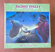 NEW! Sacred Spaces: Night Messenger 100 Piece Puzzle by Ceaco