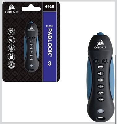 Corsair Padlock Flash USB-Stick 64GB Speicherplatz