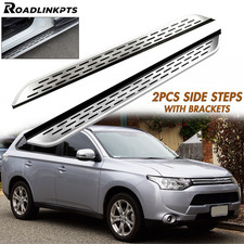 Mitsubishi Side Steps 2PCS Fixed Side Steps Fit for Mitsubishi Outlander 2013-2021 Running Boards Bar