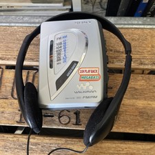 SONY Walkman WM-FX197 Cassette Player AM/FM Radio Headphones WORKS SEE VIDEO