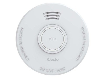 ALECTO Stand-Alone-Rauchmelder SD110, 1-Jahres-Batterie, weiß