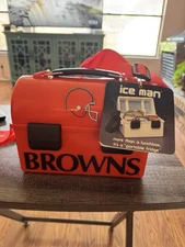 Iceman Lunchbox Cleveland Browns with Icepack By Mertokore
