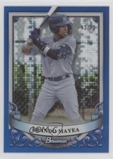 2024 Bowman Sterling Prospect Blue Refractor 13/25 Brandon Mayea Brando 0o48