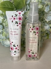 Bodycology Cherry Blossom Body Cream 2oz  Fragrance Mist 2oz