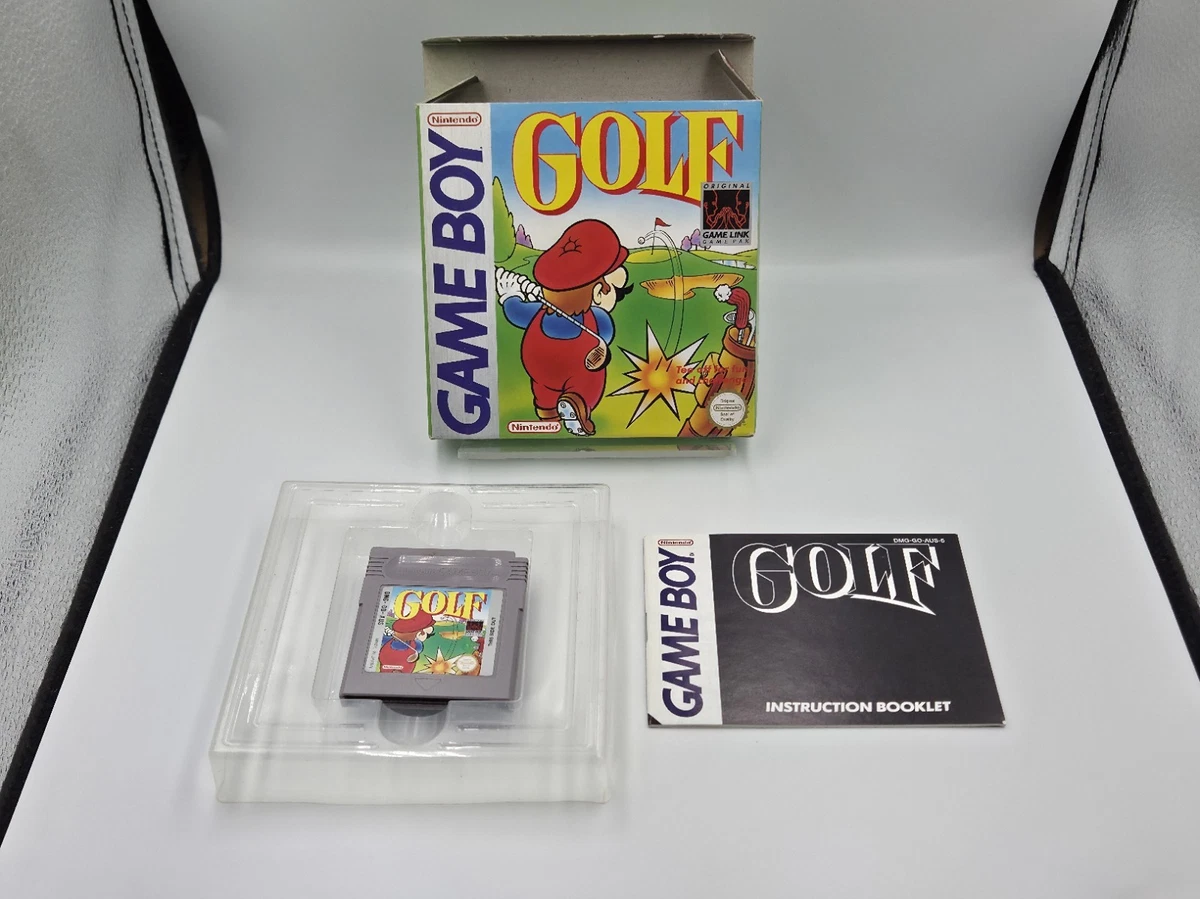 Nintendo Game Boy Classic Juego Golf con EMBALAJE ORIGINAL e Instrucciones APAGADO