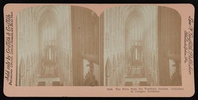 Photo:The nave from the vestibule gallery, Cathedral of Cologne, Germany
