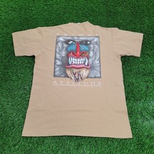 VTG Primal Attitude Rasta Baboon T-Shirt XL 23x30 USA Made 90s